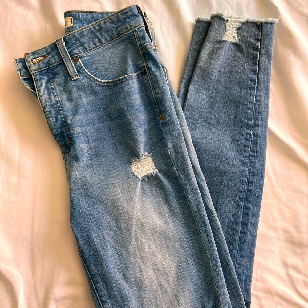 NWOT MADEWELL CURVY HIGHRISE SKINNY JEANS S 29T